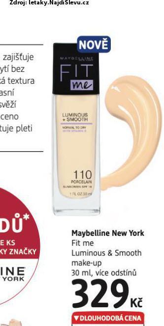 dm drogerie Maybelline new york make-up nabídka