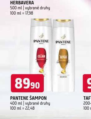 Terno Pantene šampon nabídka