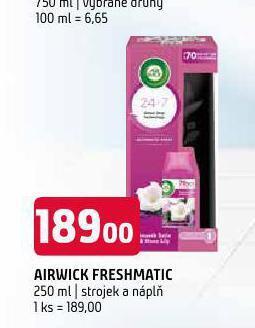 Terno Airwick freshmatic osvěžovač vzduchu nabídka