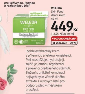 dm drogerie Weleda krém nabídka
