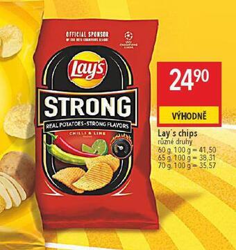 Globus Lay´s chips nabídka