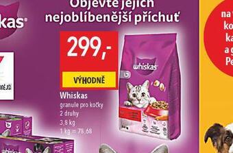 Globus Whiskas granule pro kočky nabídka