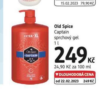 dm drogerie Old spice sprchový gel nabídka