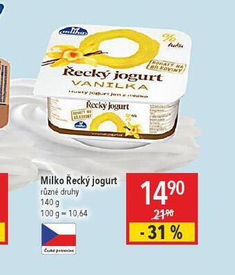 Globus Milko řecký jogurt nabídka