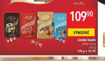 Globus Lindor koule nabídka