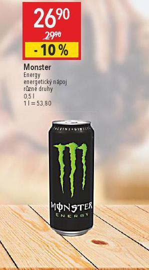 Globus Monster energy drink nabídka