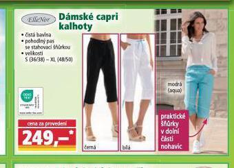 Norma Dámské capri kalhoty nabídka