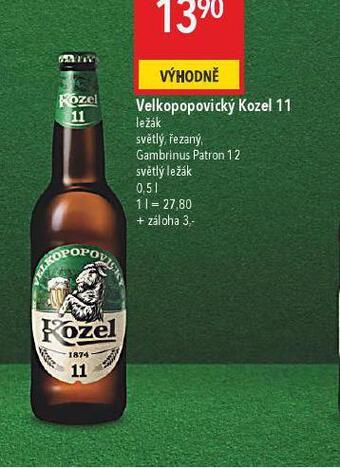 Globus Pivo velkopopovický kozel 11 nabídka