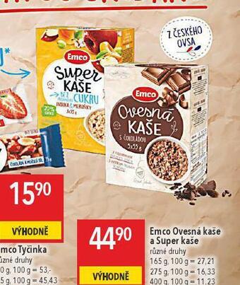 Globus Emco ovesná kaše nabídka