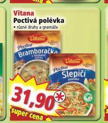 Norma Vitana poctivá polévka nabídka