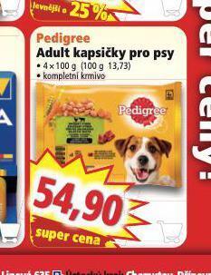 Norma Pedigree kapsičky pro psy nabídka
