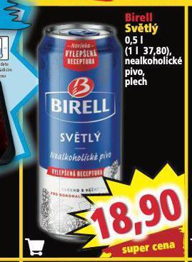 Norma Birell nealkoholické pivo nabídka