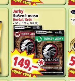 Norma Jerky sušené maso nabídka