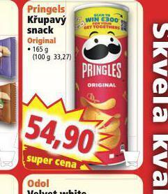 Norma Pringles chipsy nabídka