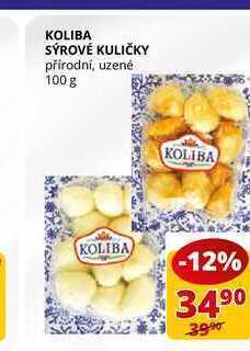 Flop Koliba sýrové kuličky přírodní, uzené 100 g nabídka