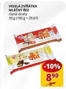 Flop Veselá zvířátka mléčný řez různé druhy 30 g nabídka