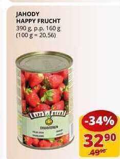 Flop Jahody happy frucht 390 g. p.p. 160 g nabídka