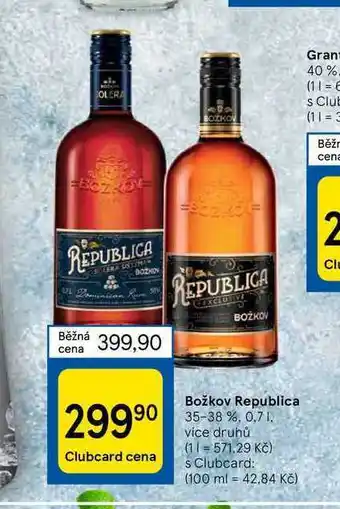 Tesco Božkov republica 35-38 %, 0.7 1 nabídka