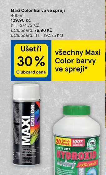 Tesco Maxi color barva ve spreji 400 ml nabídka