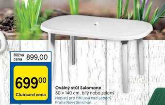 Tesco Oválný stůl salomone 80 x 140 cm nabídka