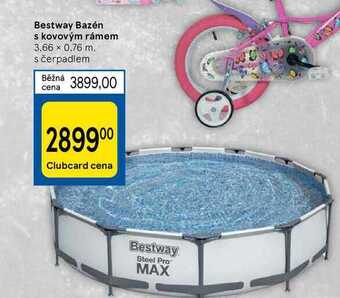 Tesco Bestway bazén s kovovým rámem nabídka