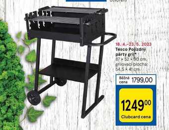 Tesco Tesco pojízdný párty gril nabídka