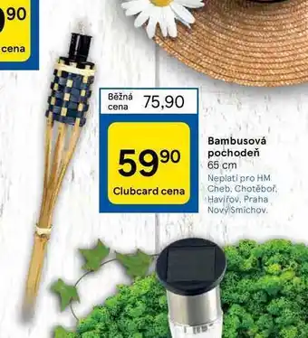 Tesco Bambusová pochodeň 65 cm nabídka