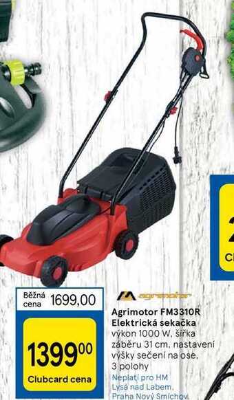 Tesco Agrimotor fm3310r elektrická sekačka nabídka