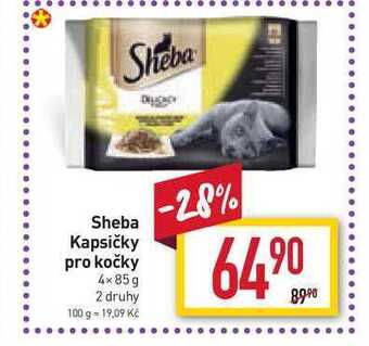 Sheba kapsičky pro kočky 4x 85 g