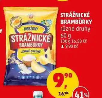 Penny Market Strážnické brambůrky, 60 g nabídka