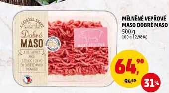 Penny Market Mělněné vepřové maso dobré maso, 500 g nabídka
