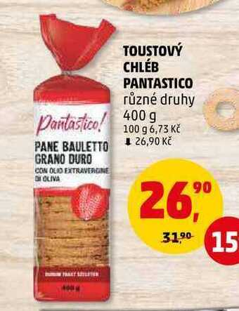 Penny Market Toustový chléb pantastico, 400 g nabídka
