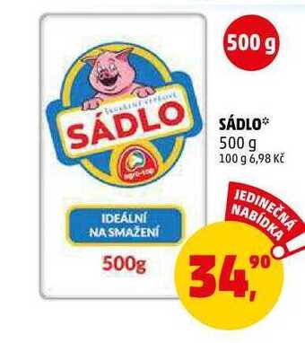 Penny Market Sádlo, 500 g nabídka