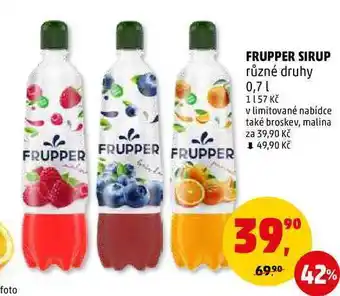 Penny Market Frupper sirup, 0,7 l nabídka