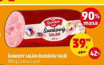 Penny Market Šunkový salám řezníkův talíř, 350 g nabídka
