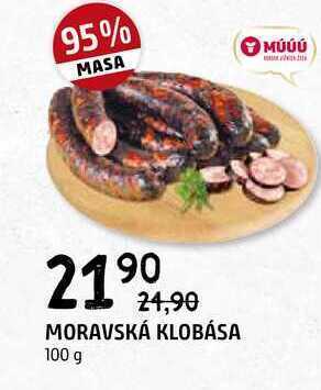 Terno Moravská klobása 100 g nabídka