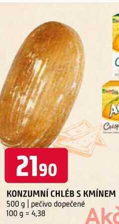 Terno Konzumní chléb s kmínem 500 g nabídka