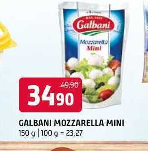 Terno Galbani mozzarella mini 150 g nabídka