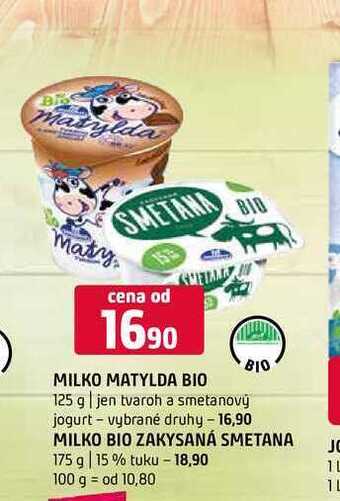 Terno Milko matylda bio 125 g nabídka