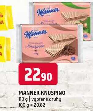 Terno Manner knuspino 110 g nabídka