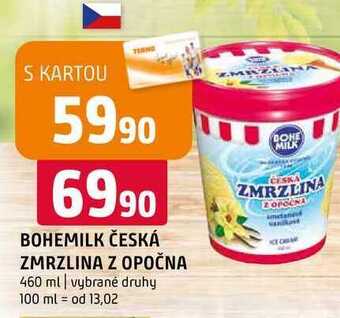Terno Bohemilk česká zmrzlina z opočna 460 ml nabídka