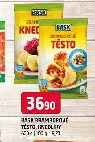 Terno Bask bramborové těsto, knedlíky 400 g nabídka