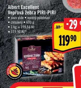 Albert Albert excellent vepřová žebra piri-piri 600 g nabídka