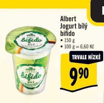 Albert Albert jogurt bílý bifido • 150 g nabídka