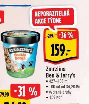 Albert Zmrzlina ben & jerry's 427-465 ml nabídka
