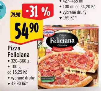 Albert Pizza feliciana • 320-360 g nabídka