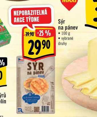 Albert Sýr na pánev 100 g nabídka