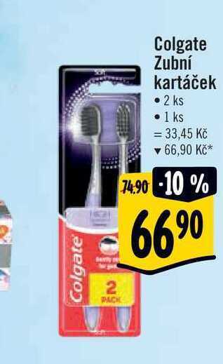 Albert Colgate zubní kartáček • 2 ks nabídka