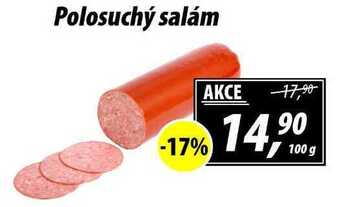 ZEMAN Polosuchý salám, 100 g nabídka