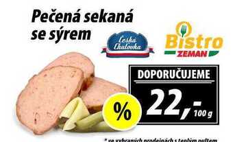 ZEMAN Pečená sekaná se sýrem, 100 g nabídka